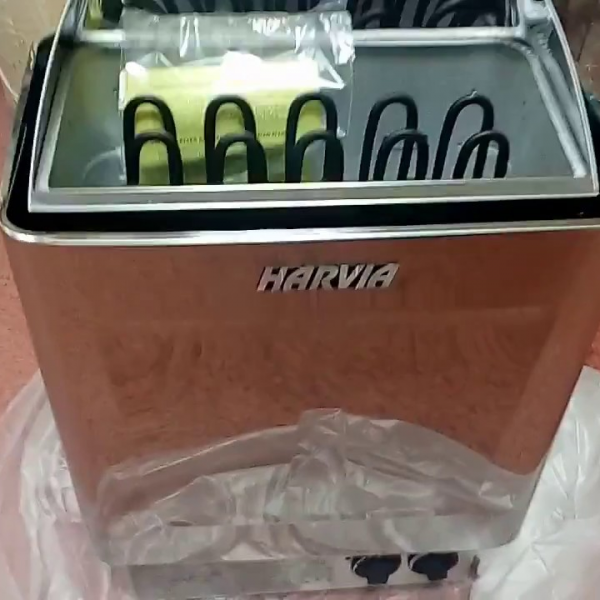 harvia-spb | Электрическая печь Harvia Trendi 4,5 кВт KIP45E Steel HEK450230S (без пульта) 