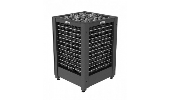 harvia-spb | Электрическая печь Harvia Modulo 13.6 кВт (2 стороны - решетка, передняя + левая) Black (без пульта) 